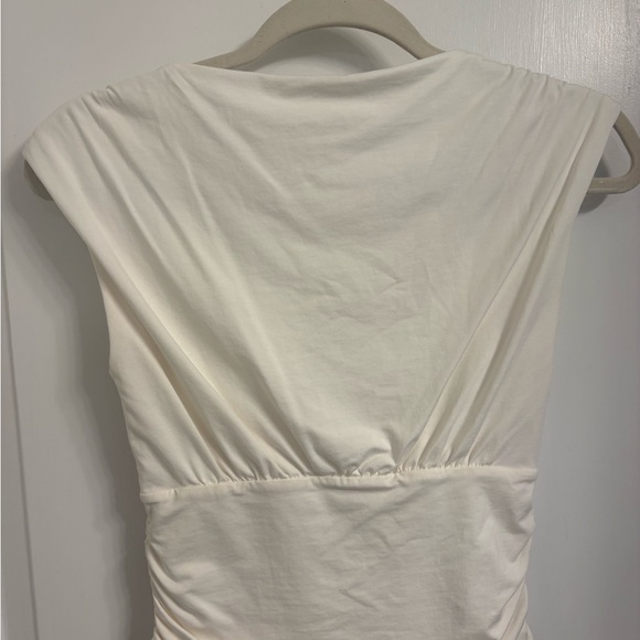 Abercrombie & Fitch White Wrap Top - Picture 3 of 3